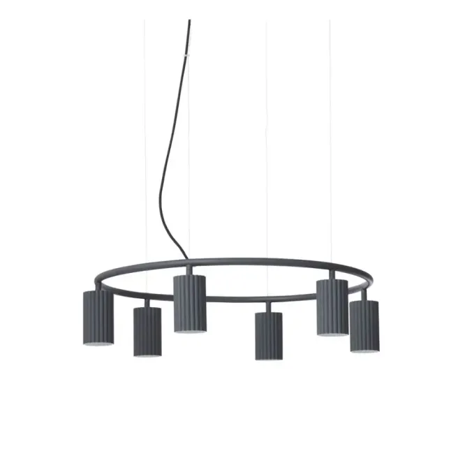 Lampa Wisząca Donna Circle 60 Czarna Pholc