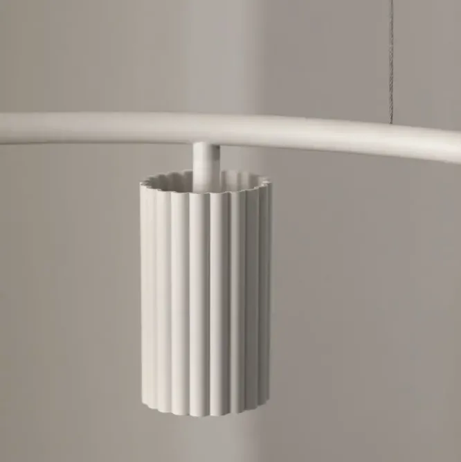 Lampa Wisząca Donna 7 Kremowa Pholc