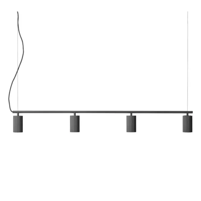 Lampa Wisząca Donna Line 120 Czarna Pholc