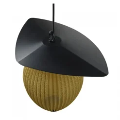 Lampa Wisząca Do Ogrodu Satellite 27 Cm Musztardowa Gubi