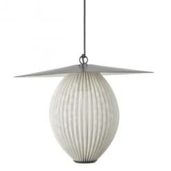 Lampa Wisząca Do Ogrodu Satellite 27 Cm Kremowa Biel Gubi