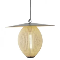 Lampa Wisząca Do Ogrodu Satellite 27 Cm Kremowa Biel Gubi