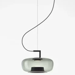 Lampa Wisząca Double Short Przydymiona Szara Brokis