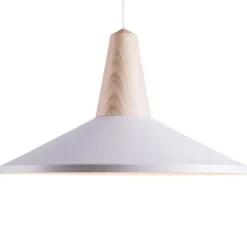 Lampa Wisząca Eikon Shell Biała Schneid