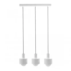 Lampa Wisząca Enkel 3 Biała Ummo
