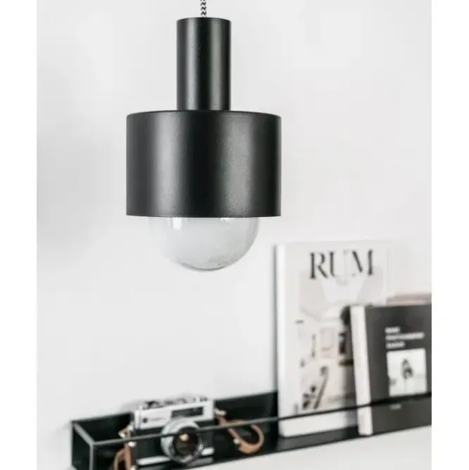 Lampa Wisząca Enkel 1 Czarna Ummo