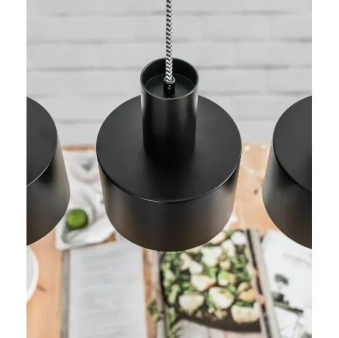 Lampa Wisząca Enkel 1 Czarna Ummo