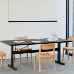 Lampa Wisząca Factor Linear Soft Black Hay