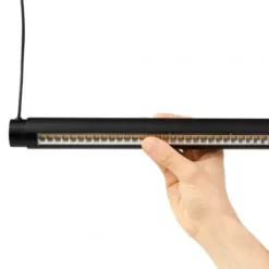 Lampa Wisząca Factor Linear Soft Black Hay