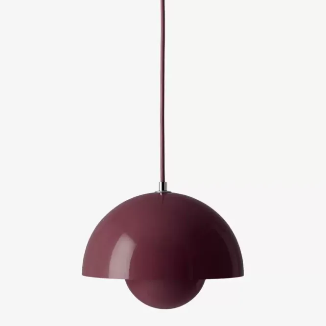 Lampa Wisząca Flowerpot Vp1 Ciemna Śliwka Andtradition
