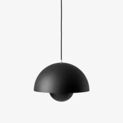 Lampa Wisząca Flowerpot Vp7 Czarna Matowa Andtradition