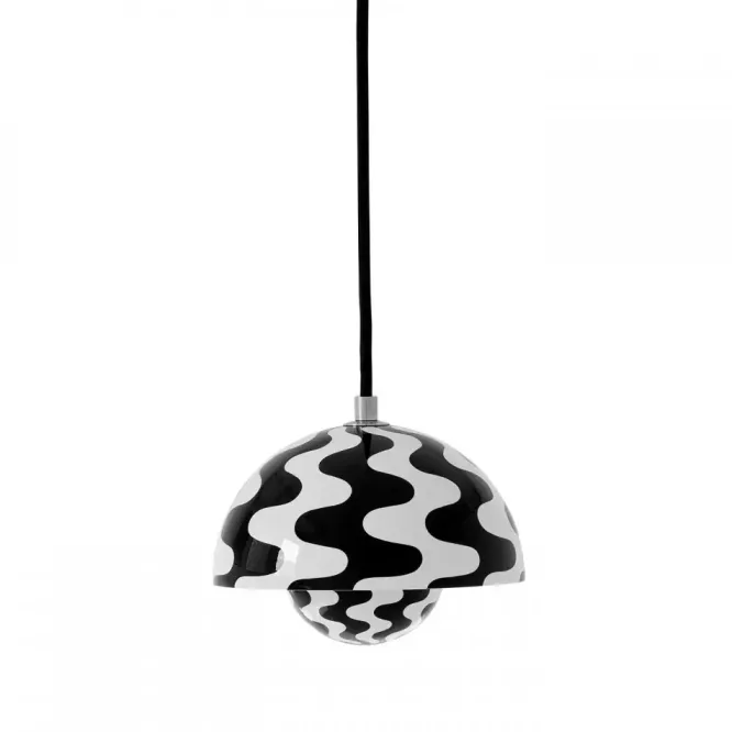 Lampa Wisząca Flowerpot Vp10 Czarno-Biała Andtradition