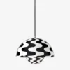 Lampa Wisząca Flowerpot Vp7 Czarno-Biała Andtradition
