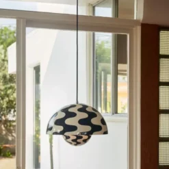 Lampa Wisząca Flowerpot Vp7 Czarno-Biała Andtradition