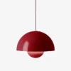 Lampa Wisząca Flowerpot Vp2 Czerwona Andtradition