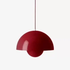 Lampa Wisząca Flowerpot Vp2 Czerwona Andtradition