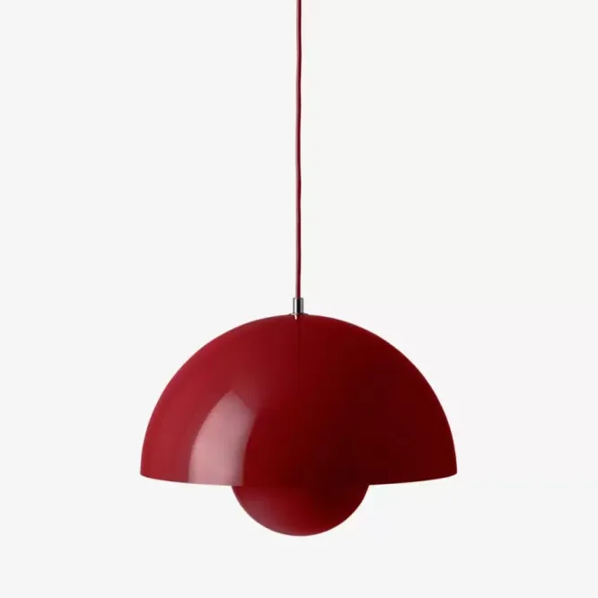 Lampa Wisząca Flowerpot Vp7 Czerwona Andtradition