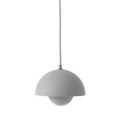 Lampa Wisząca Flowerpot Vp10 Jasnoszara Matowa Andtradition
