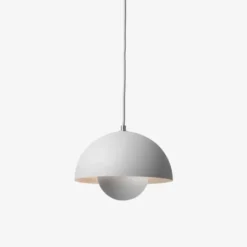 Lampa Wisząca Flowerpot Vp1 Jasnoszara Matowa Andtradition