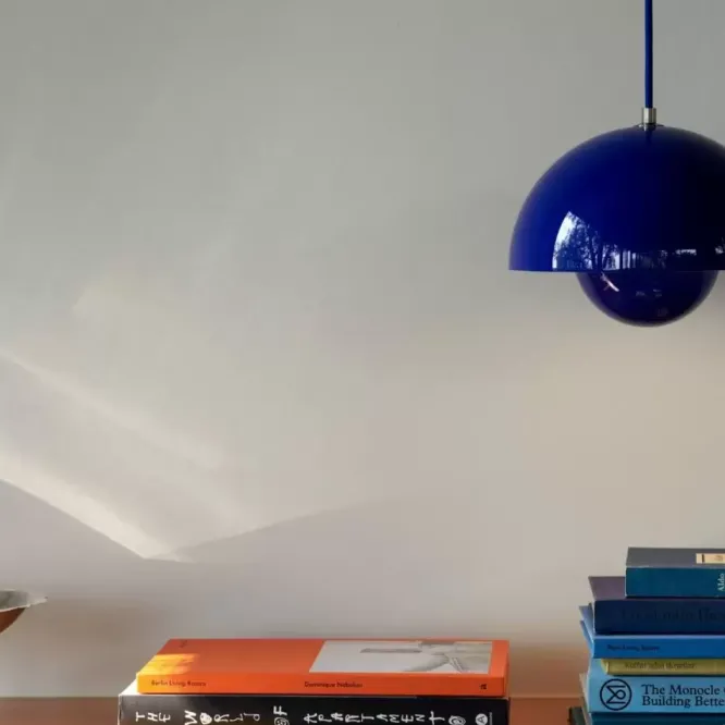 Lampa Wisząca Flowerpot Vp1 Kobaltowa Niebieska Andtradition
