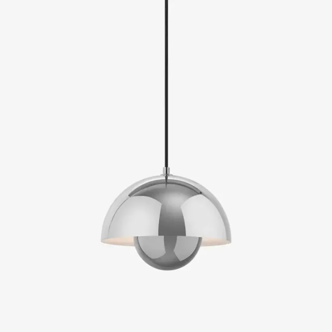 Lampa Wisząca Flowerpot Vp1 Polerowana Stal Nierdzewna Andtradition