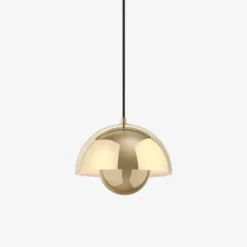 Lampa Wisząca Flowerpot Vp1 Polerowany Mosiądz Andtradition