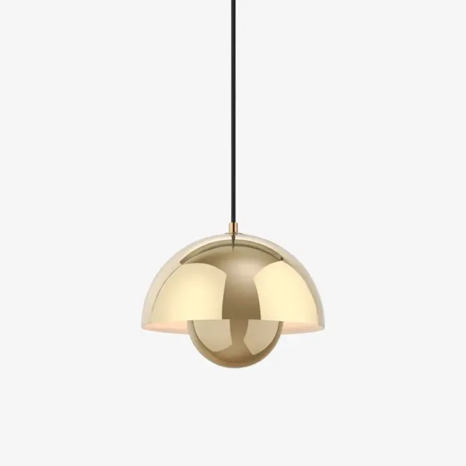 Lampa Wisząca Flowerpot Vp1 Polerowany Mosiądz Andtradition