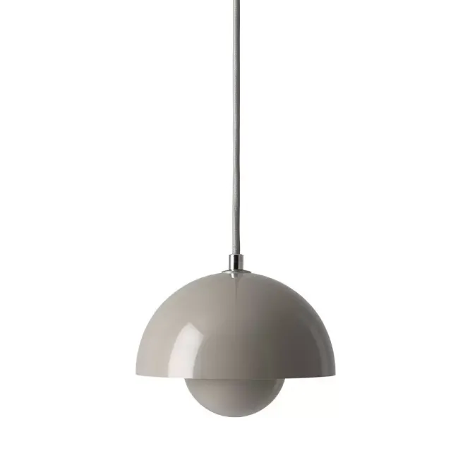Lampa Wisząca Flowerpot Vp10 Szary Beż Andtradition