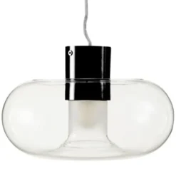 Lampa Wisząca Fontanella 40 Cm Czarna Fontana Arte