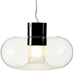 Lampa Wisząca Fontanella 40 Cm Czarna Fontana Arte