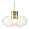 Lampa Wisząca Fontanella 26 Cm Mosiężna Fontana Arte