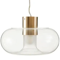 Lampa Wisząca Fontanella 40 Cm Mosiężna Fontana Arte