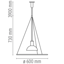 Lampa Wisząca Frisbi Flos