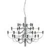 Lampa Wisząca 2097/30 Frosted Bulbs Chromowana Flos