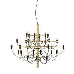 Lampa Wisząca 2097/30 Frosted Bulbs Mosiężna Flos