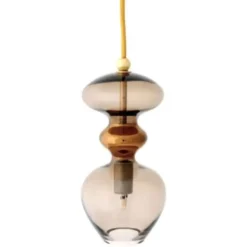 Lampa Wisząca Futura Kasztanowy Brąz 37 Cm Ebb&Flow