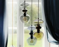 Lampa Wisząca Futura Niebieska 37 Cm Ebb&Flow