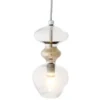 Lampa Wisząca Futura Przezroczysto-Platynowa 24 Cm Ebb&Flow