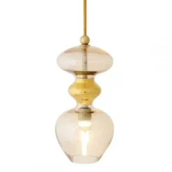 Lampa Wisząca Futura Złota-Przydymiona 24 Cm Ebb&Flow