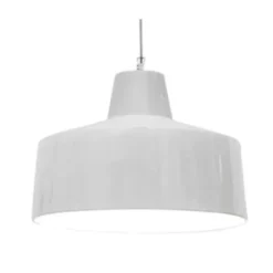 Lampa Wisząca Gangster Biała 48 Cm Karman