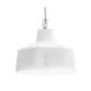 Lampa Wisząca Gangster Biała 28 Cm Karman