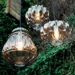 Lampa Wisząca Ginger Jasnożółta 30X37 Cm Outdoor Karman