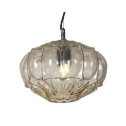 Lampa Wisząca Ginger Jasnożółta 30X20 Cm Karman