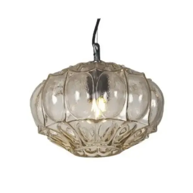 Lampa Wisząca Ginger Jasnożółta 30X20 Cm Karman