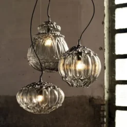 Lampa Wisząca Ginger Przydymiona 30X20 Cm Karman