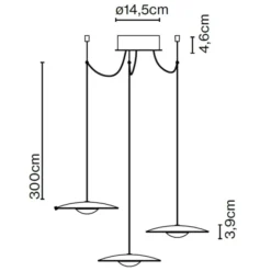 Lampa Wisząca Ginger 20X3 Marset