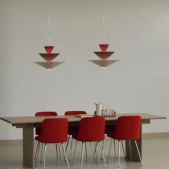 Lampa Wisząca Gio Ln14 Czerwona Andtradition