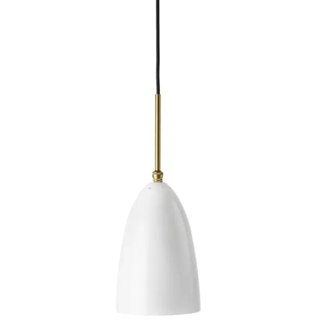 Lampa Wisząca Grashoppa Alabastrowa Biel Gubi