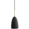 Lampa Wisząca Grashoppa Czarna Matowa Gubi