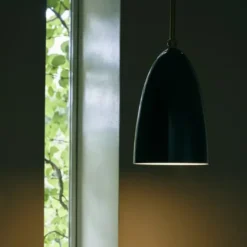 Lampa Wisząca Grashoppa Czarna Połysk Gubi